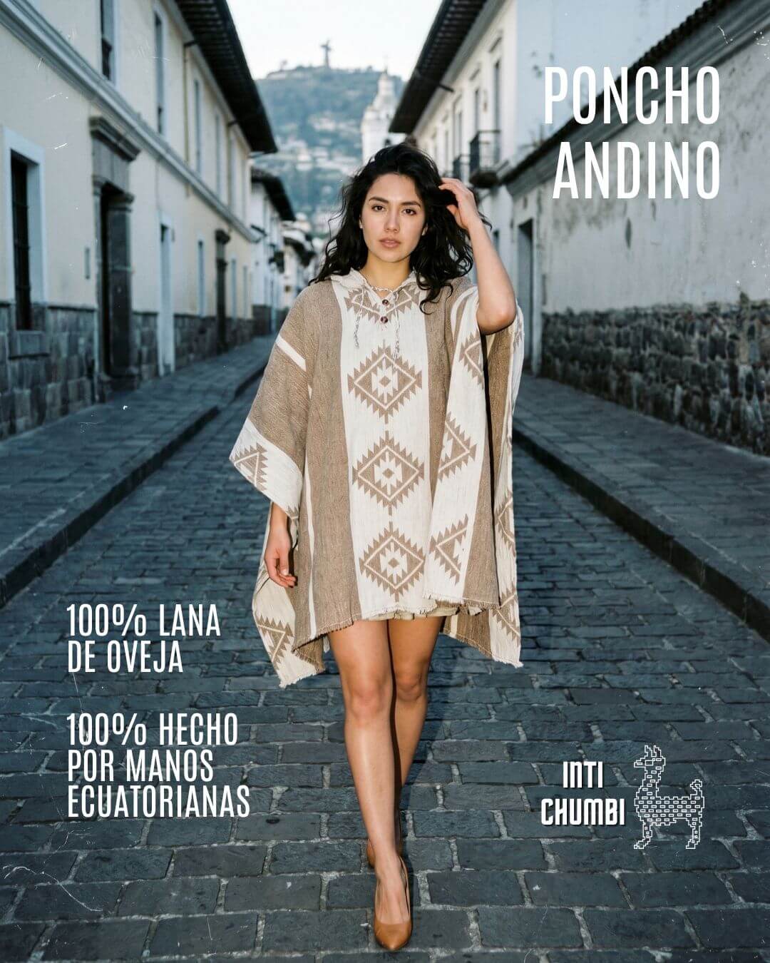 Poncho Andino de Lana de Oveja