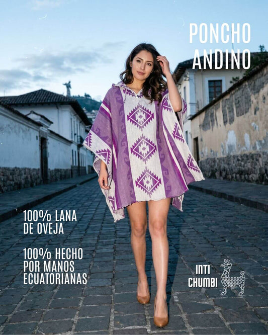 Poncho Andino de Lana de Oveja
