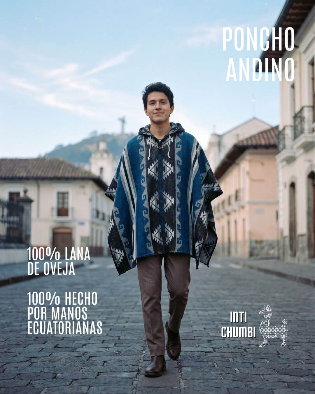 Poncho Andino de Lana de Oveja